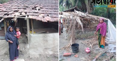 আদালতের নিষেধাজ্ঞা অমান্য করে বিবাদি কর্তৃক বাদীর বসতবাড়ী ভাংচুর।