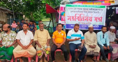 শ্যামনগরের খানপুরে মাদকবিরোধী মতবিনিময় সভা অনুষ্ঠিত শ্যামনগরের খানপুরে মাদকবিরোধী মতবিনিময় সভা অনুষ্ঠিত