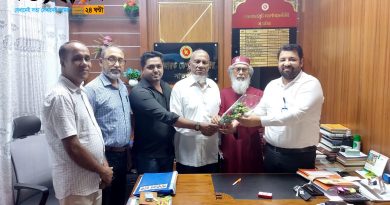 নেজারত ডেপুটি কালেক্টর (এনডিসি) এর সাথে জেলা সাহিত্য পরিষদের নেতৃবৃন্দের মতবিনিময় সভা।